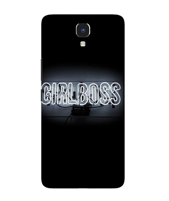 Girl Boss Black Mobile Back Case for Infinix Note 4 (Design - 268) Girl Boss Black Case for Infinix Note 4 (Design No. 268)