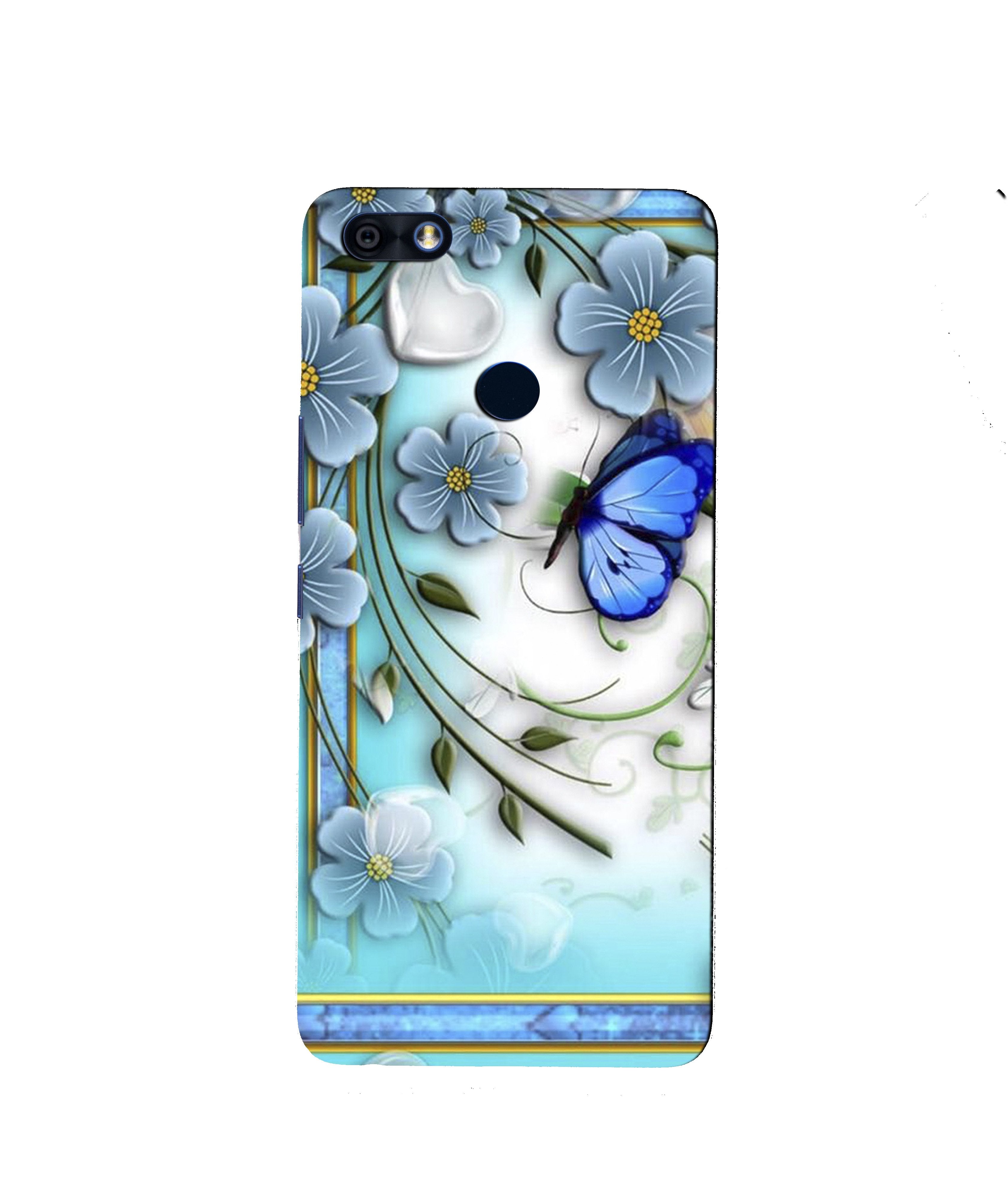 Blue Butterfly Mobile Back Case for Infinix Note 5 / Note 5 Pro (Design - 21) Blue Butterfly Case for Infinix Note 5 / Note 5 Pro