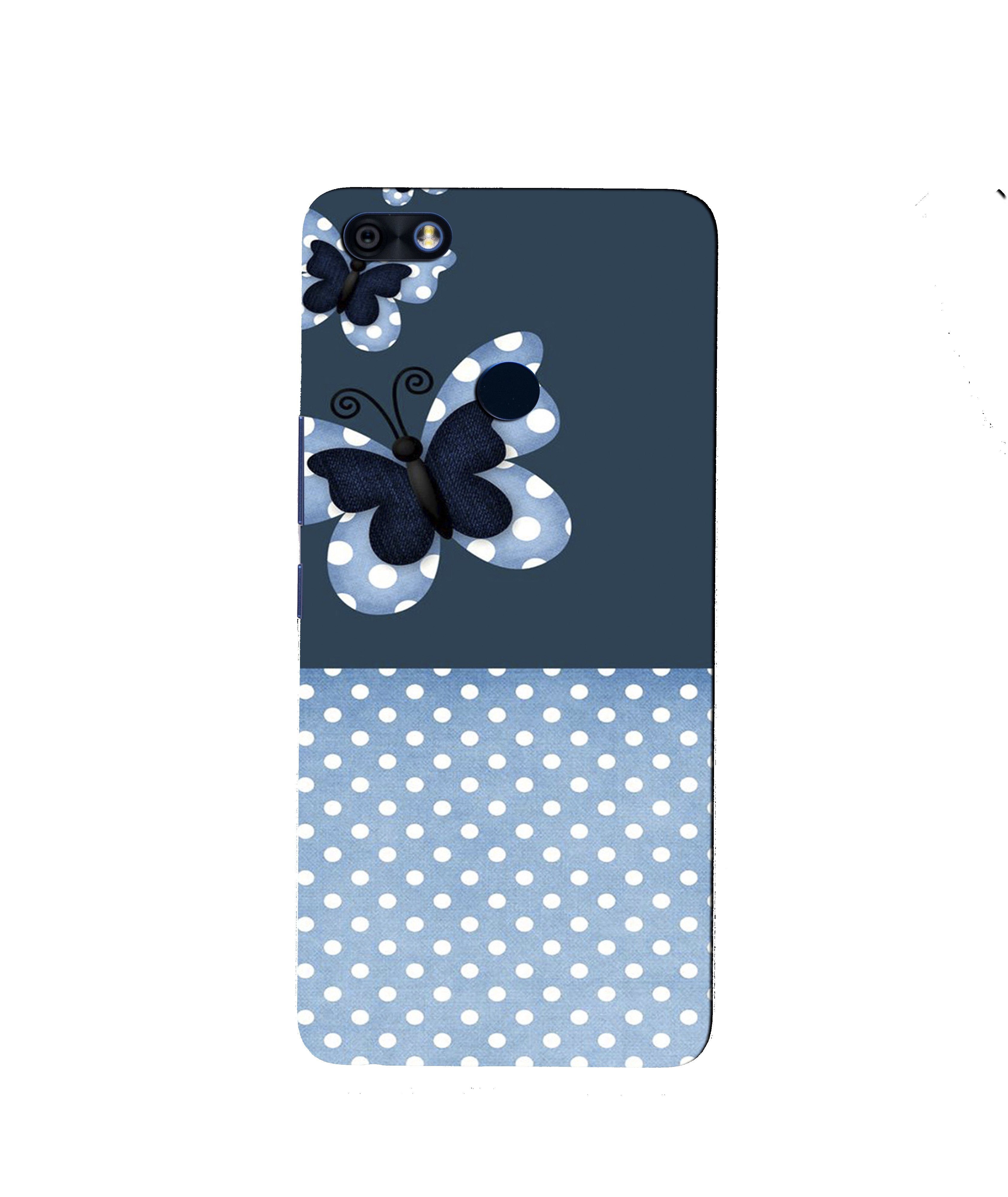 White dots Butterfly Mobile Back Case for Infinix Note 5 / Note 5 Pro (Design - 31) White dots Butterfly Case for Infinix Note 5 / Note 5 Pro