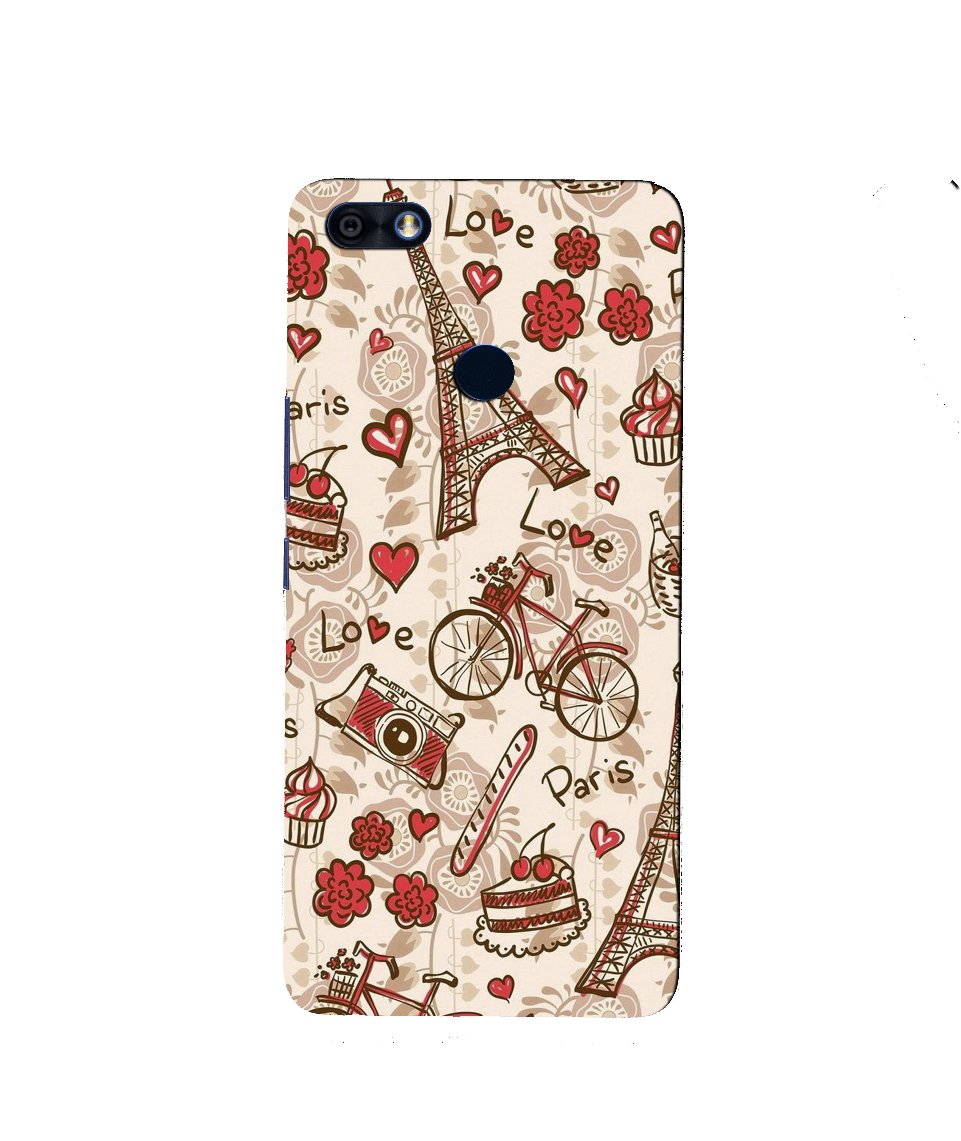 Love Paris Mobile Back Case for Infinix Note 5 / Note 5 Pro (Design - 103) Love Paris Case for Infinix Note 5 / Note 5 Pro (Design - 103)