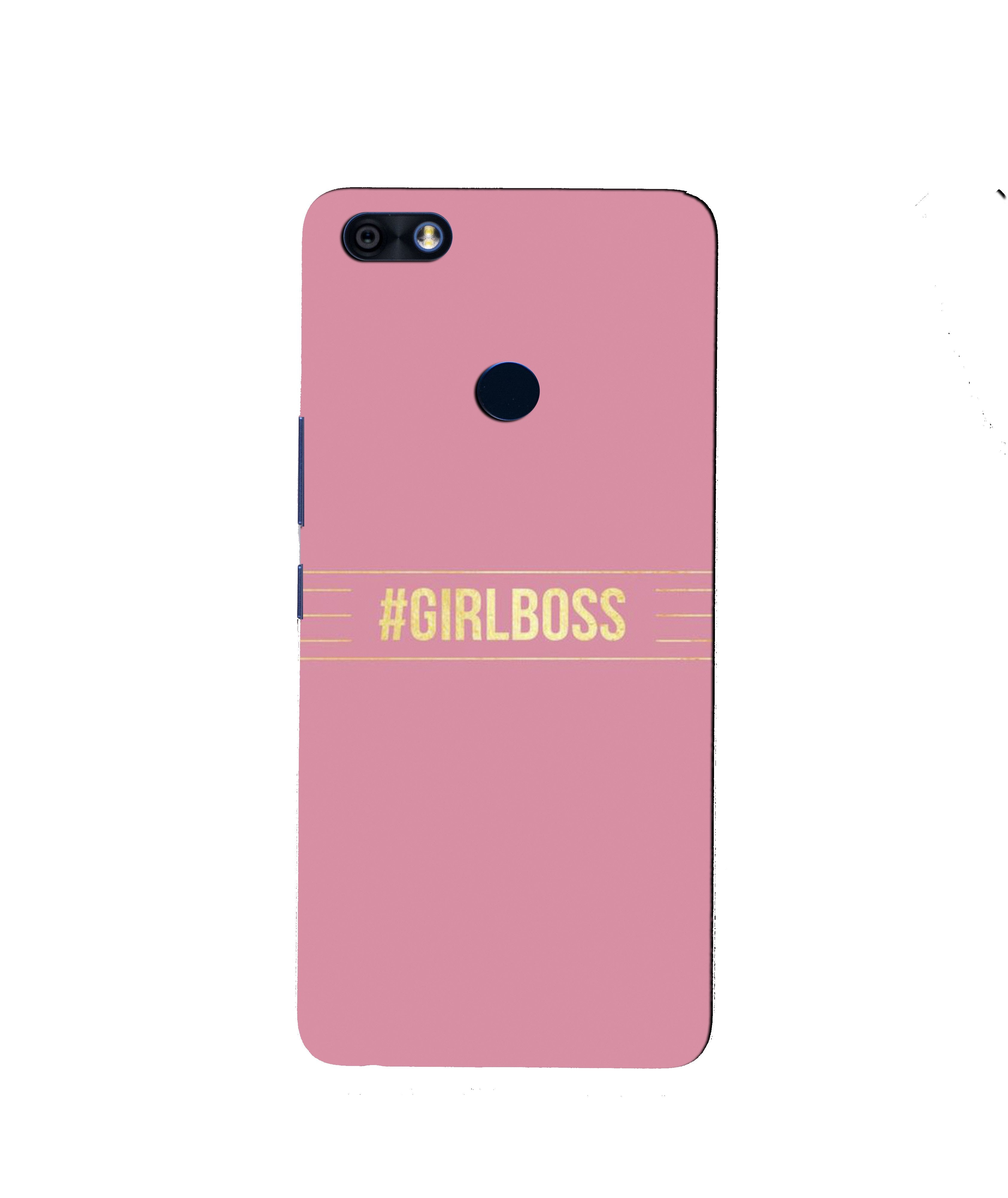 Girl Boss Pink Mobile Back Case for Infinix Note 5 / Note 5 Pro (Design - 263) Girl Boss Pink Case for Infinix Note 5 / Note 5 Pro (Design No. 263)