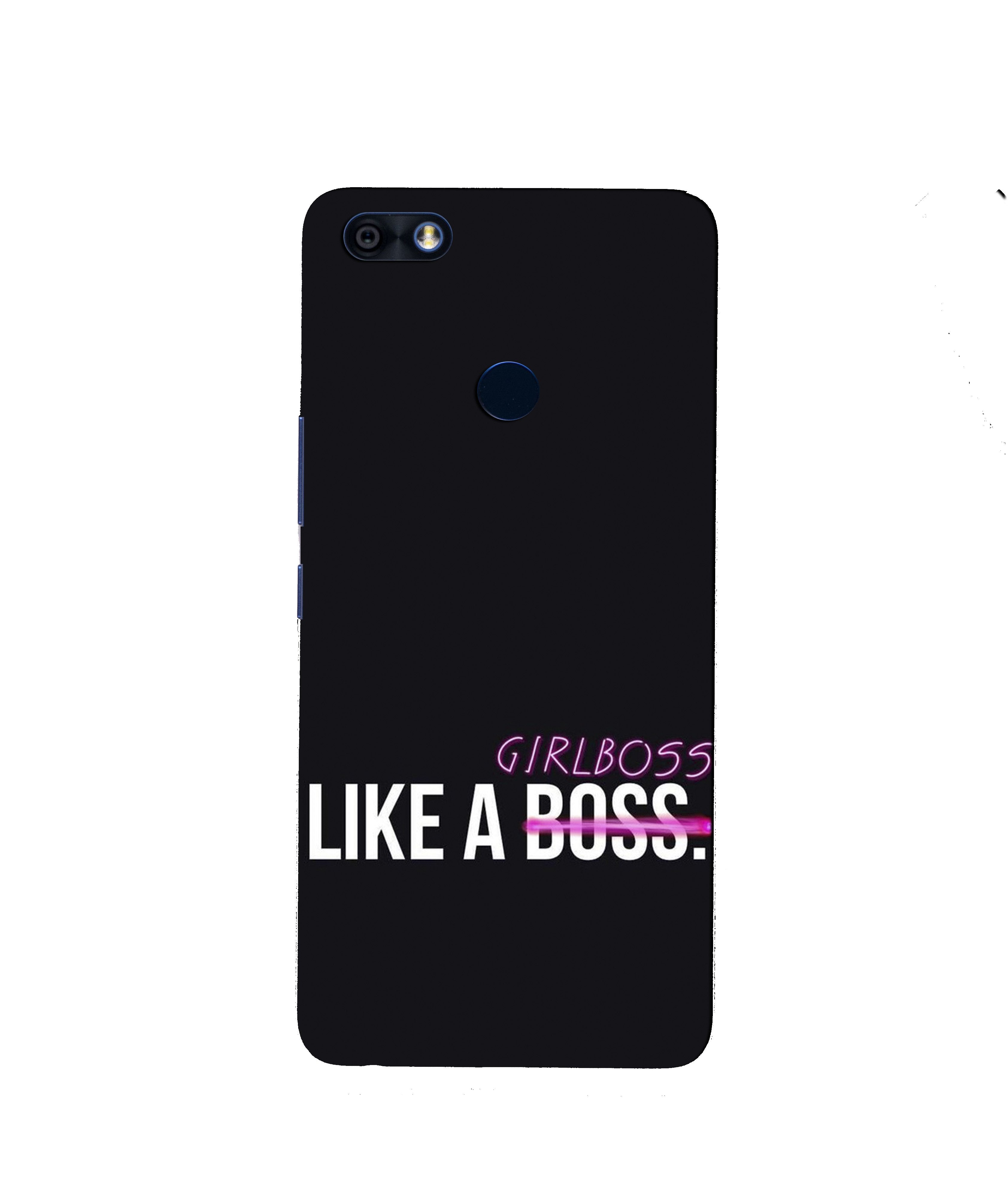 Like a Girl Boss Mobile Back Case for Infinix Note 5 / Note 5 Pro (Design - 265) Like a Girl Boss Case for Infinix Note 5 / Note 5 Pro (Design No. 265)