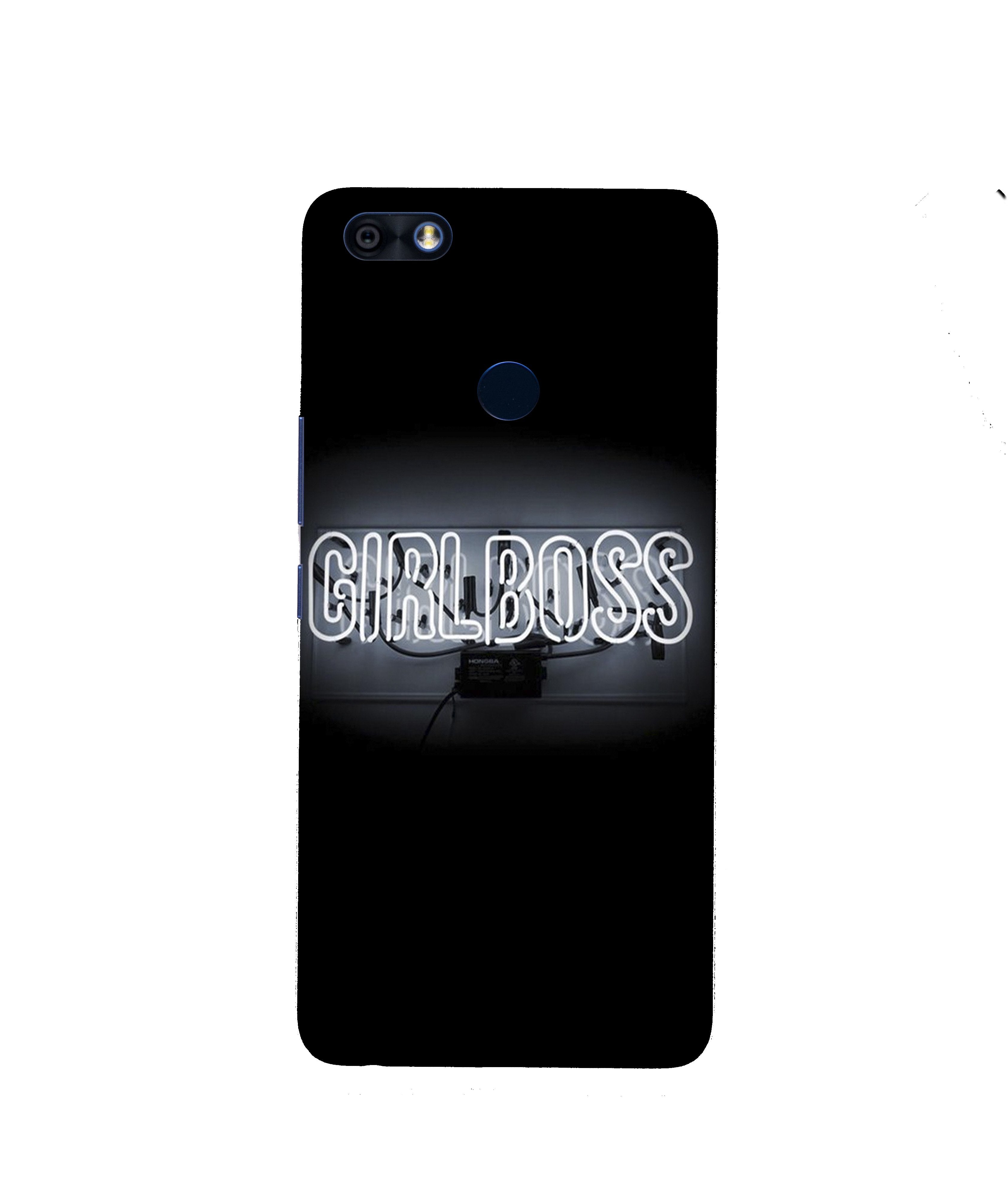 Girl Boss Black Mobile Back Case for Infinix Note 5 / Note 5 Pro (Design - 268) Girl Boss Black Case for Infinix Note 5 / Note 5 Pro (Design No. 268)
