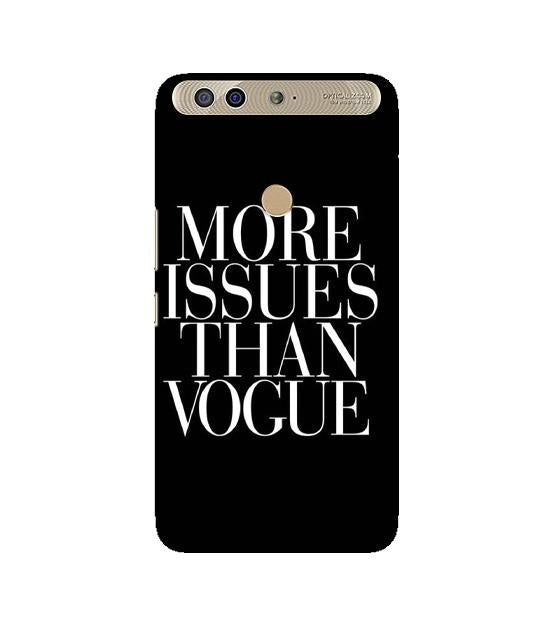 More Issues than Vague Mobile Back Case for Infinix Zero 5 (Design - 74) More Issues than Vague Case for Infinix Zero 5