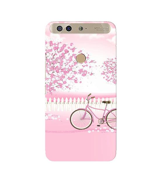 Pink Flowers Cycle Mobile Back Case for Infinix Zero 5 (Design - 102) Pink Flowers Cycle Case for Infinix Zero 5 (Design - 102)