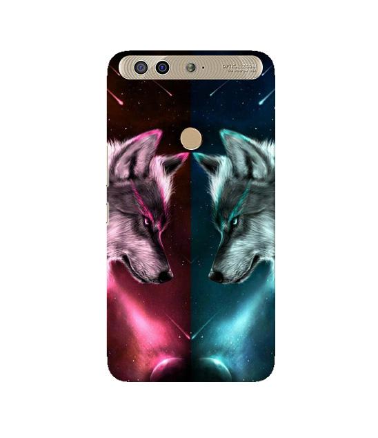 Wolf fight Mobile Back Case for Infinix Zero 5 (Design - 221) Wolf fight Case for Infinix Zero 5 (Design No. 221)