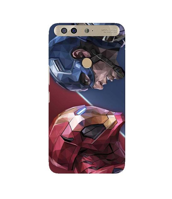 Ironman Captain America Mobile Back Case for Infinix Zero 5 (Design - 245) Ironman Captain America Case for Infinix Zero 5 (Design No. 245)