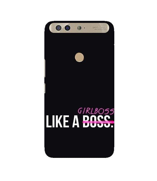 Like a Girl Boss Mobile Back Case for Infinix Zero 5 (Design - 265) Like a Girl Boss Case for Infinix Zero 5 (Design No. 265)