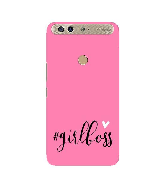 Girl Boss Pink Mobile Back Case for Infinix Zero 5 (Design - 269) Girl Boss Pink Case for Infinix Zero 5 (Design No. 269)