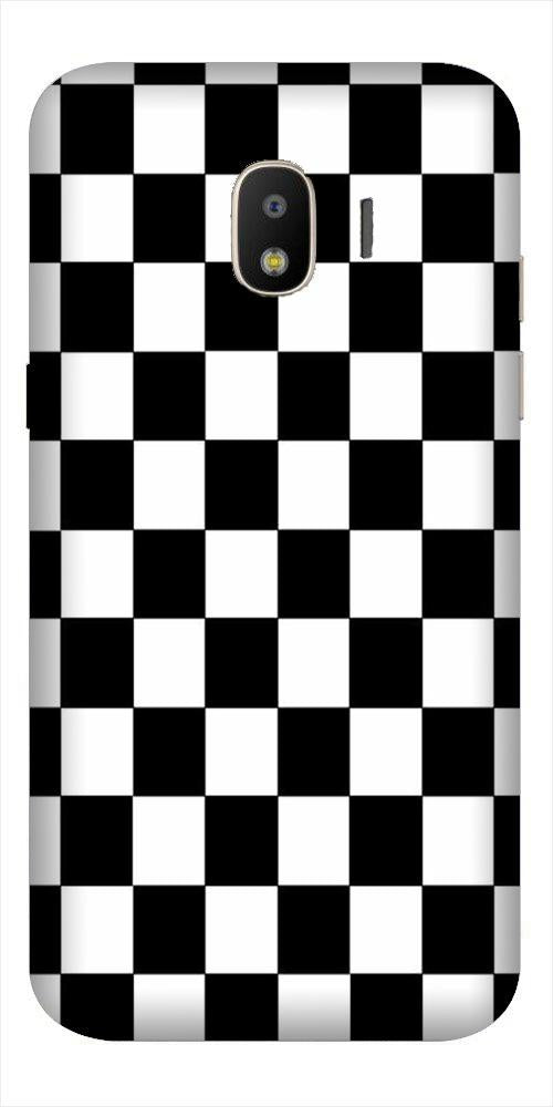 Black White Boxes Mobile Back Case for Galaxy J2 Core (Design - 372) Black White Boxes Mobile Back Case for Galaxy J2 Core (Design - 372)