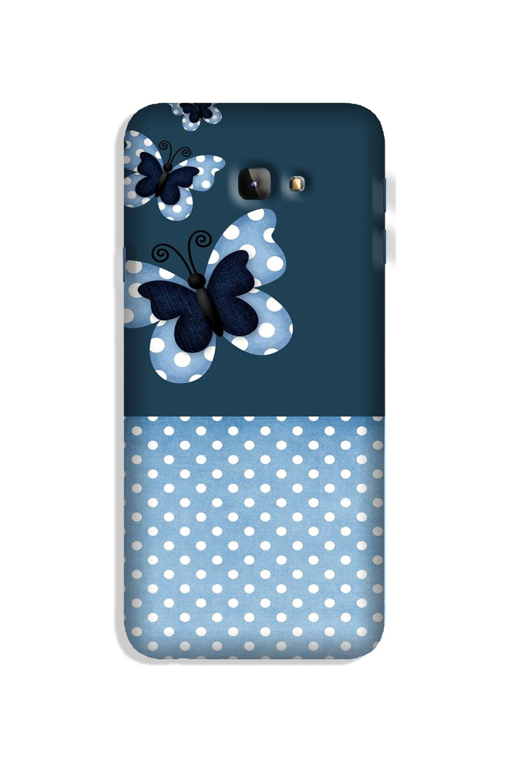 White dots Butterfly Case for Galaxy J4 Plus White dots Butterfly Case for Galaxy J4 Plus