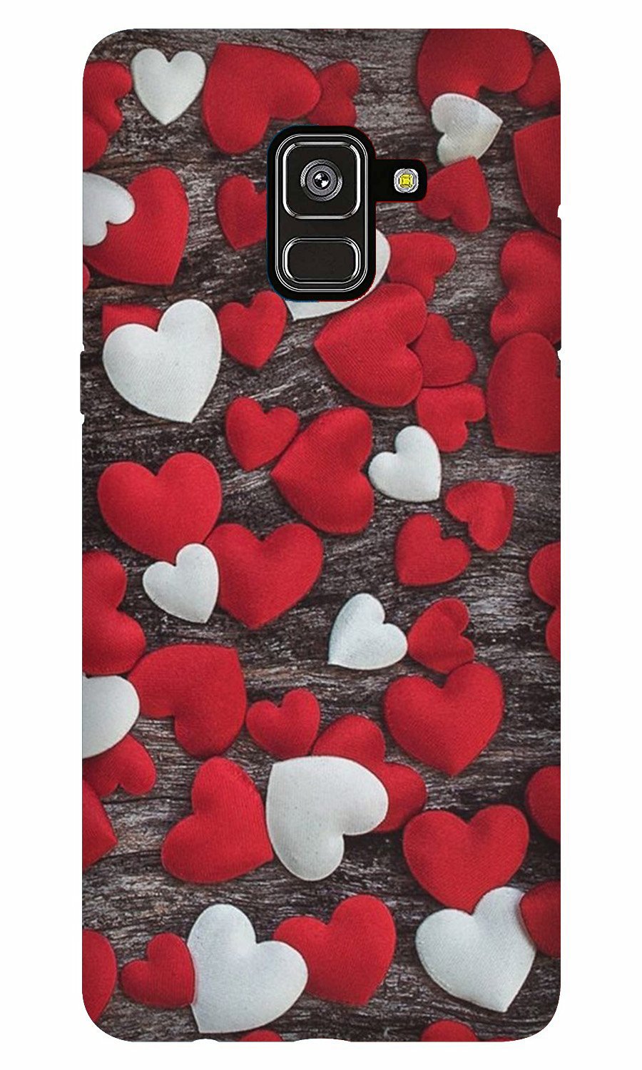 Red White Hearts Case for Galaxy A6 (Design - 105) Red White Hearts Case for Galaxy A6 (Design - 105)
