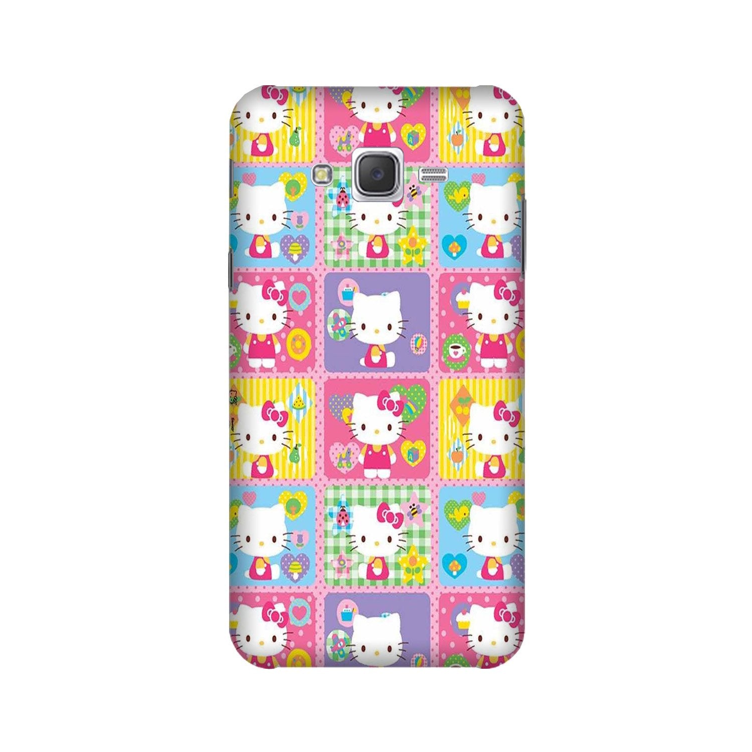 Kitty Mobile Back Case for Galaxy J5 (2015) (Design - 400)