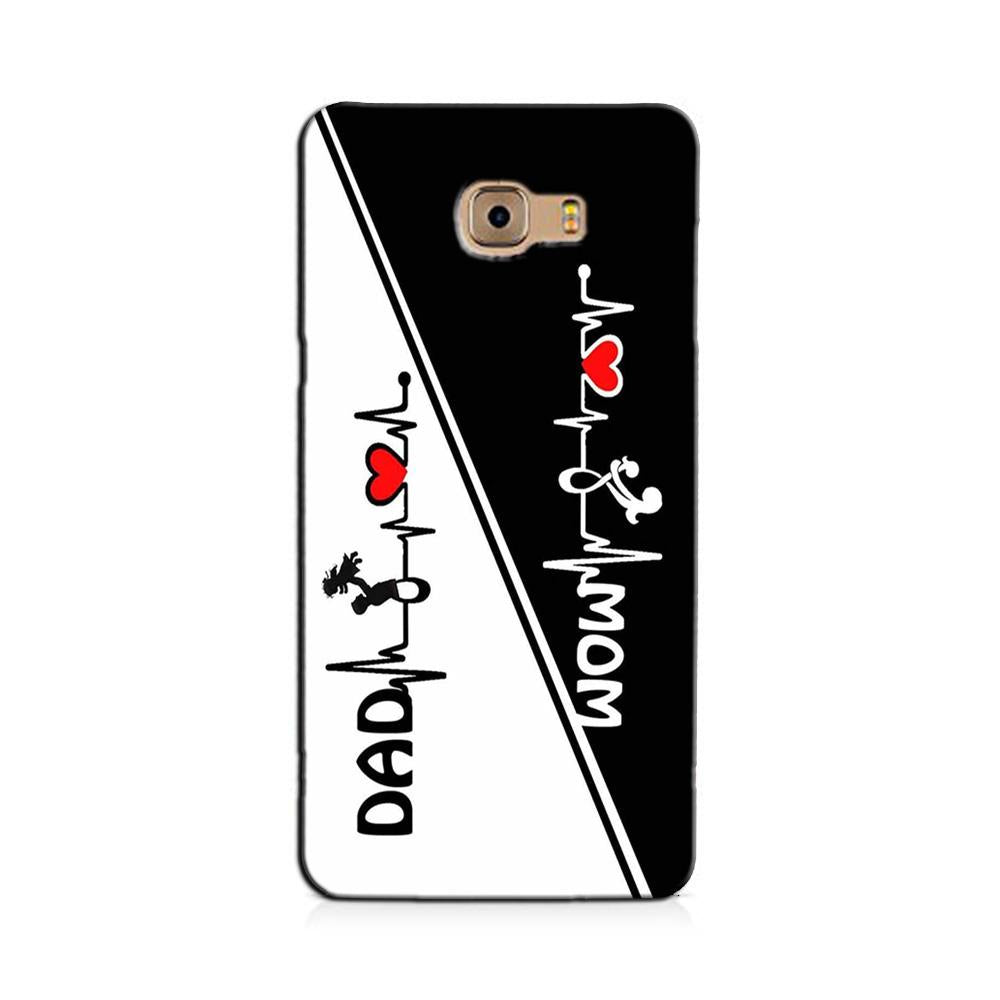 Love Mom Dad Mobile Back Case for Galaxy C9 / C9 Pro (Design - 385) Love Mom Dad Mobile Back Case for Galaxy C9 / C9 Pro (Design - 385)
