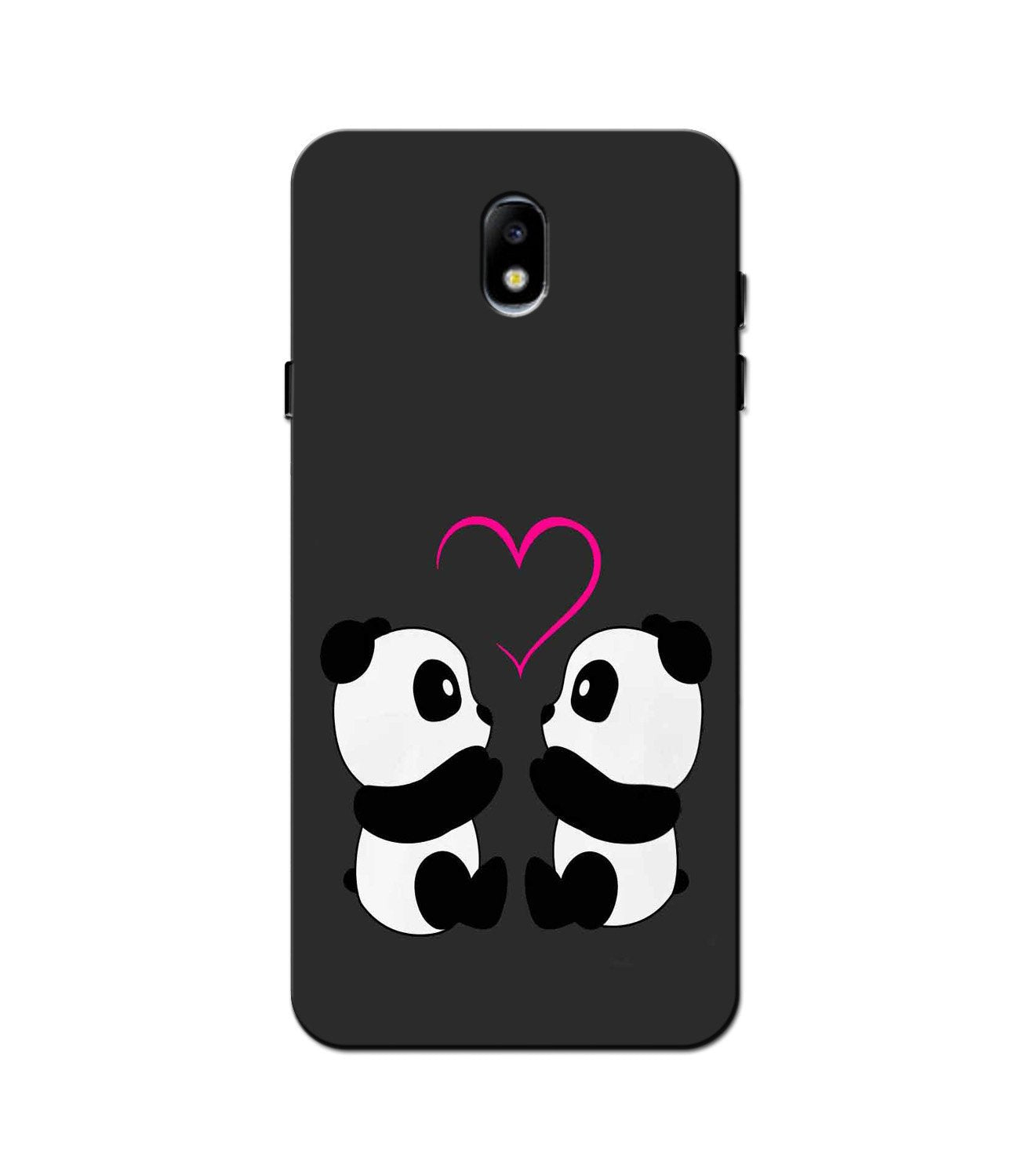 Panda Love Mobile Back Case for Galaxy J5 Pro (Design - 398)
