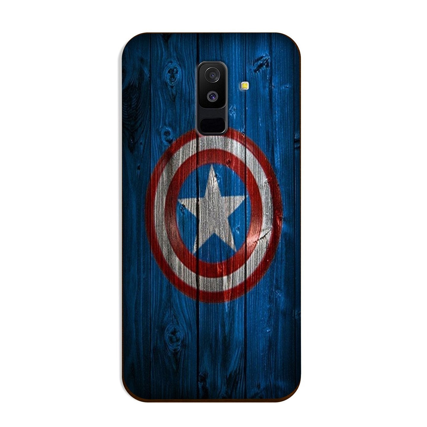 Captain America Superhero Case for Galaxy A6 Plus (Design - 118) Captain America Superhero Case for Galaxy A6 Plus (Design - 118)