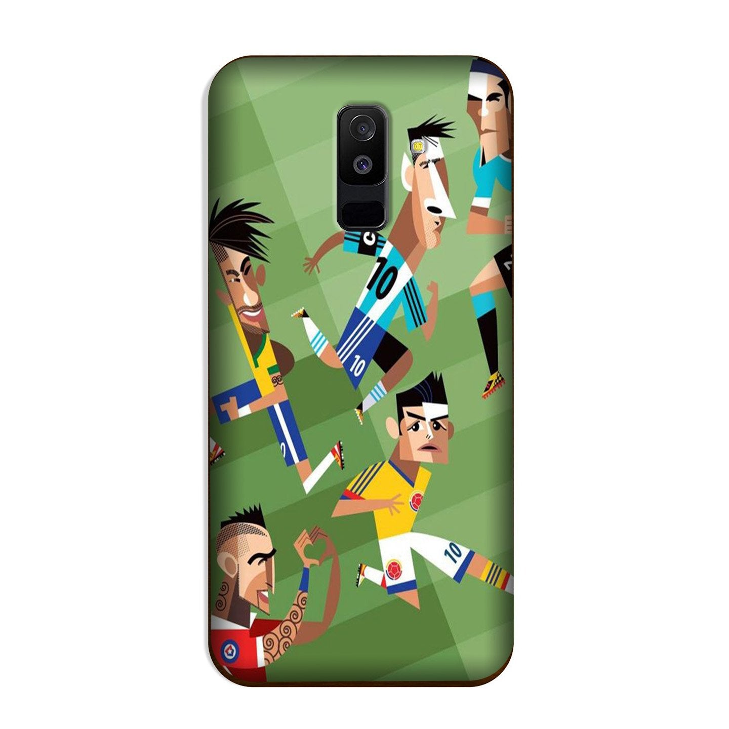 Football Case for Galaxy A6 Plus (Design - 166) Football Case for Galaxy A6 Plus (Design - 166)