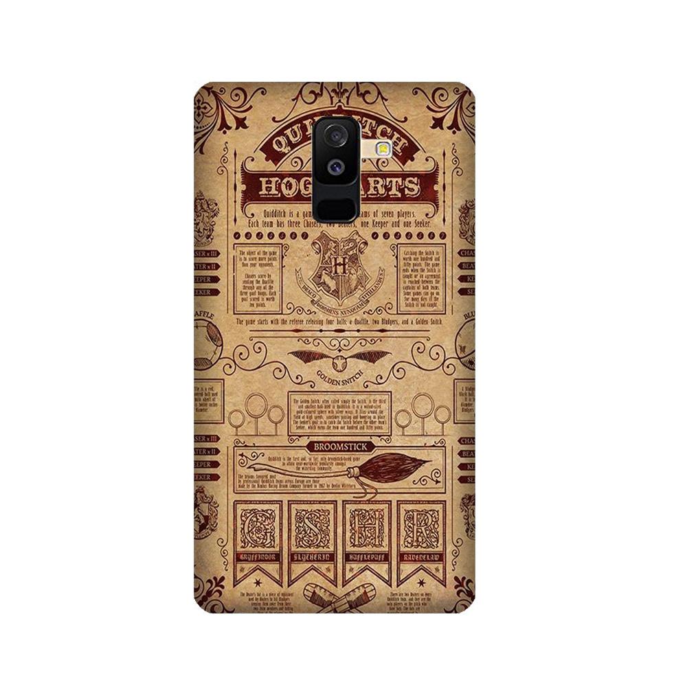 Hogwarts Mobile Back Case for Galaxy A6 Plus (Design - 304) Hogwarts Mobile Back Case for Galaxy A6 Plus (Design - 304)