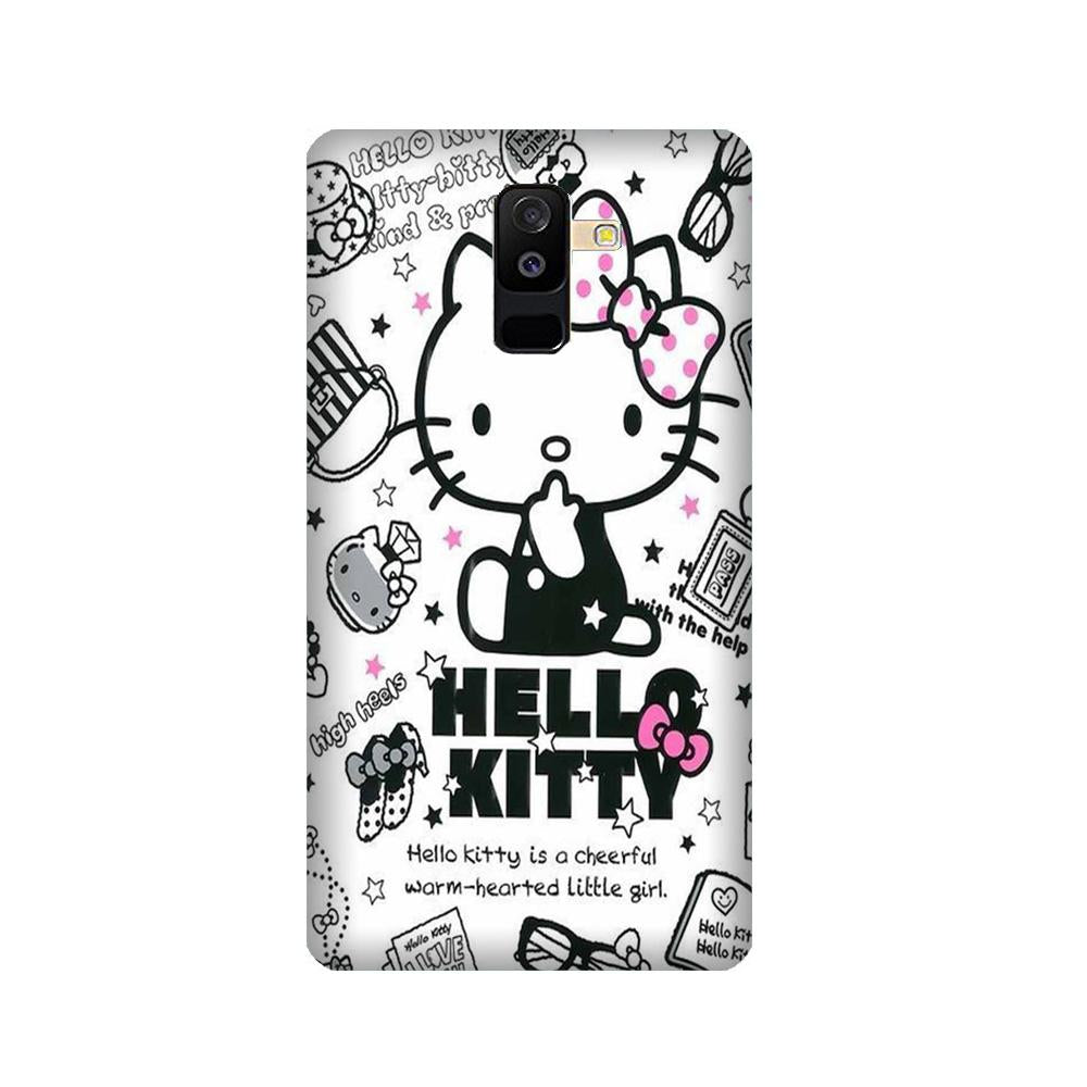 Hello Kitty Mobile Back Case for Galaxy A6 Plus (Design - 361) Hello Kitty Mobile Back Case for Galaxy A6 Plus (Design - 361)
