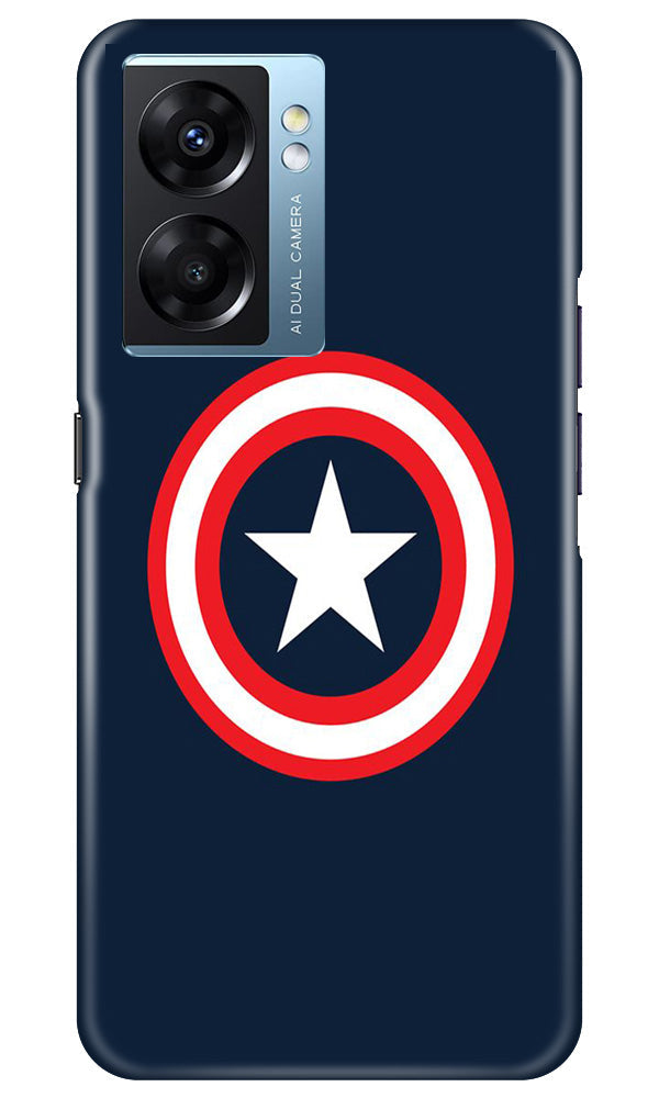 Captain America Mobile Back Case for Oppo K10 5G (Design - 42) Captain America Case for Oppo K10 5G