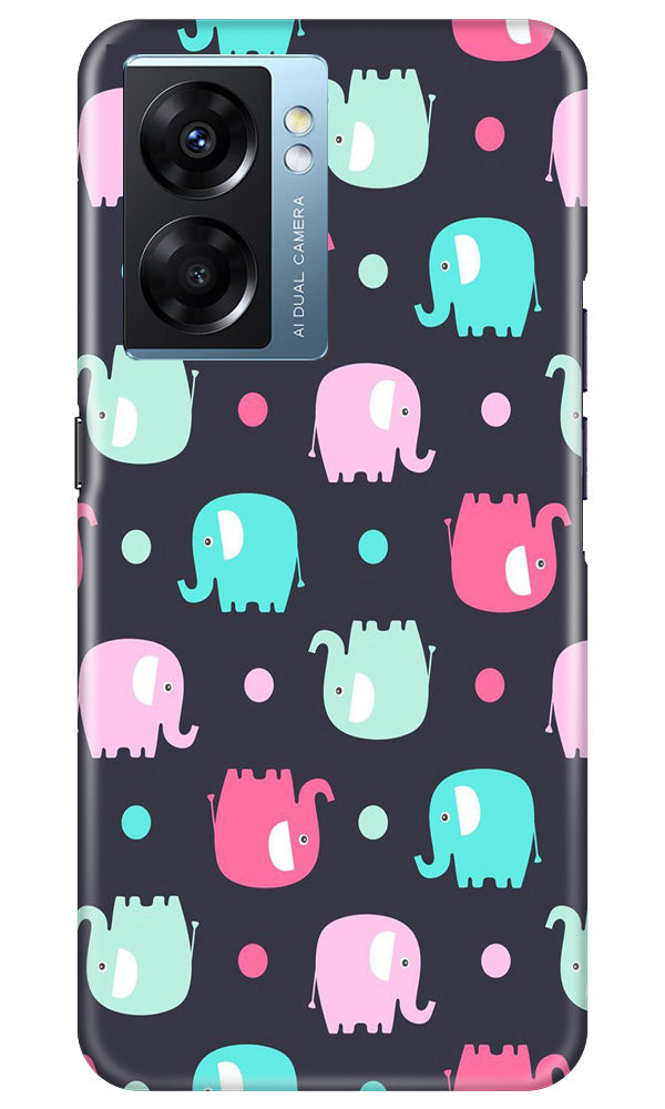 Elephant Baground Mobile Back Case for Oppo K10 5G (Design - 44) Elephant Baground Case for Oppo K10 5G