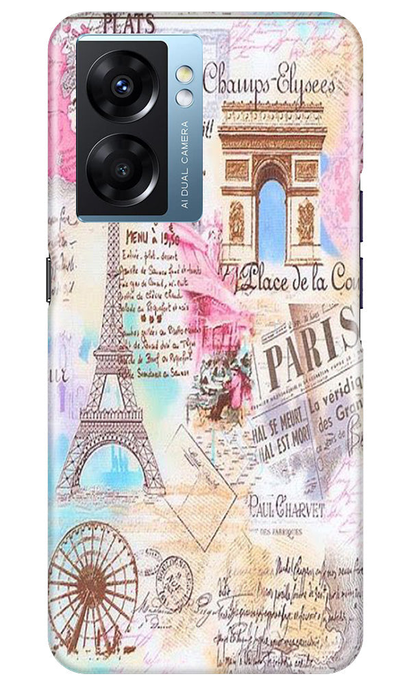 Paris Eiftel Tower Mobile Back Case for Oppo K10 5G (Design - 54) Paris Eiftel Tower Case for Oppo K10 5G