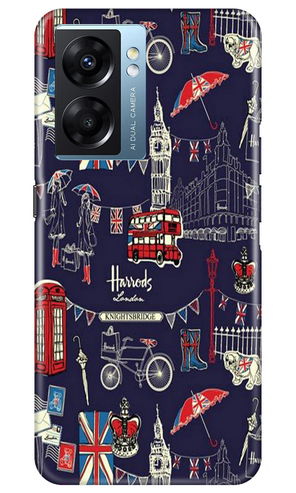 Love London Mobile Back Case for Oppo K10 5G (Design - 75) Love London Case for Oppo K10 5G