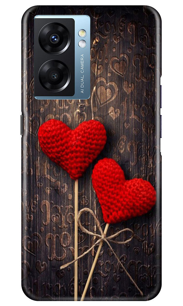 Red Hearts Mobile Back Case for Oppo K10 5G (Design - 80) Red Hearts Case for Oppo K10 5G
