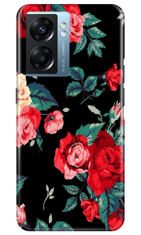 Red Rose2 Mobile Back Case for Oppo K10 5G (Design - 81) Red Rose2 Case for Oppo K10 5G