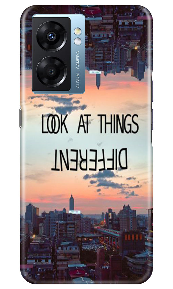 Look at things different Mobile Back Case for Oppo K10 5G (Design - 99) Look at things different Case for Oppo K10 5G
