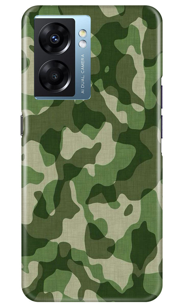 Army Camouflage Mobile Back Case for Oppo K10 5G (Design - 106) Army Camouflage Case for Oppo K10 5G (Design - 106)
