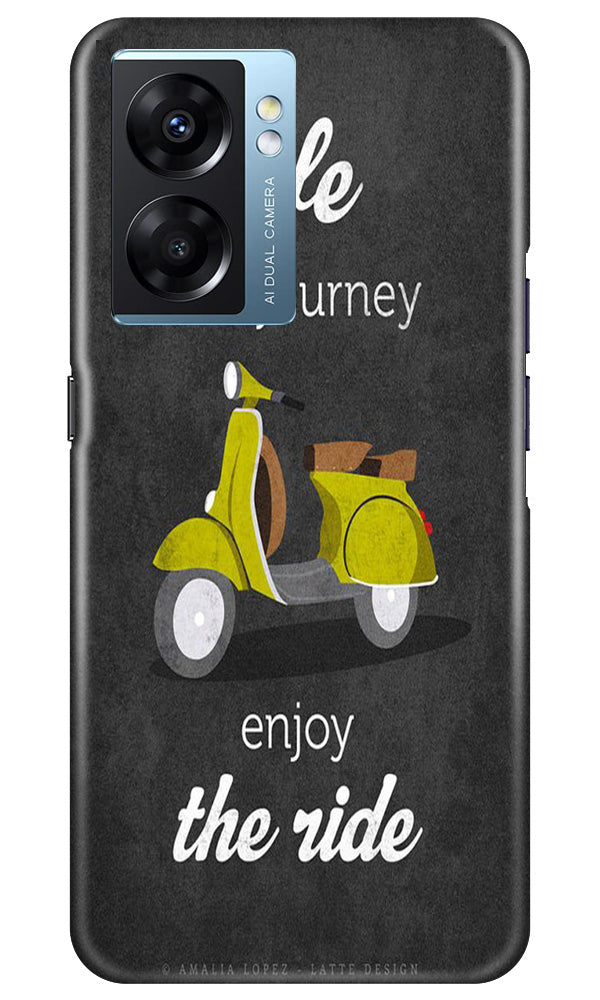Vintage Scooter Mobile Back Case for Oppo K10 5G (Design - 229) Vintage Scooter Case for Oppo K10 5G (Design No. 229)