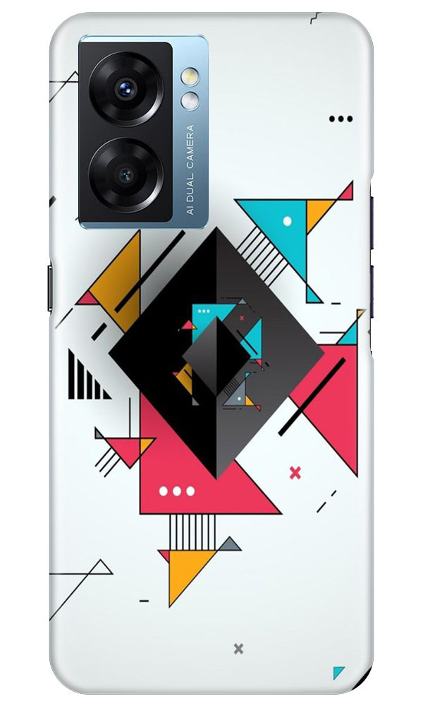 Diffrent Four Color Pattern Mobile Back Case for Oppo K10 5G (Design - 244) Diffrent Four Color Pattern Case for Oppo K10 5G (Design No. 244)