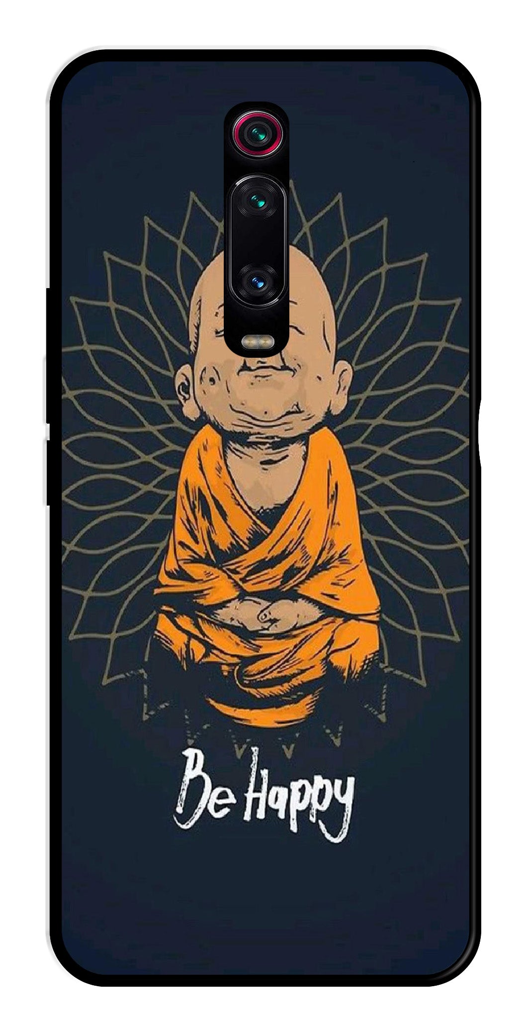 Be Happy Metal Mobile Case for Xiaomi Redmi K50i Be Happy Metal Mobile Case for Xiaomi Redmi K50i (Design No -27)