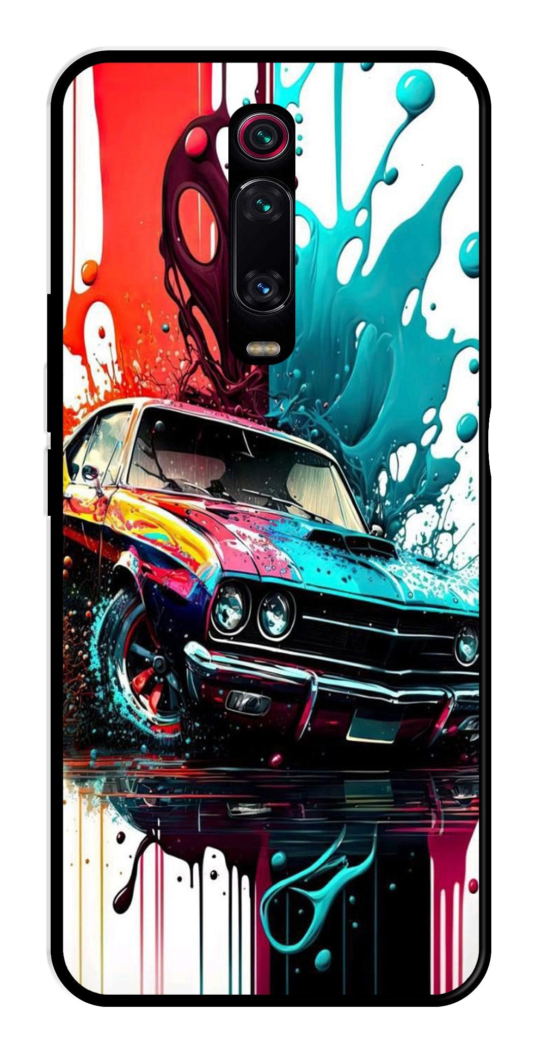 Vintage Car Metal Mobile Case for Xiaomi Redmi K50i Vintage Car Metal Mobile Case for Xiaomi Redmi K50i (Design No -29)