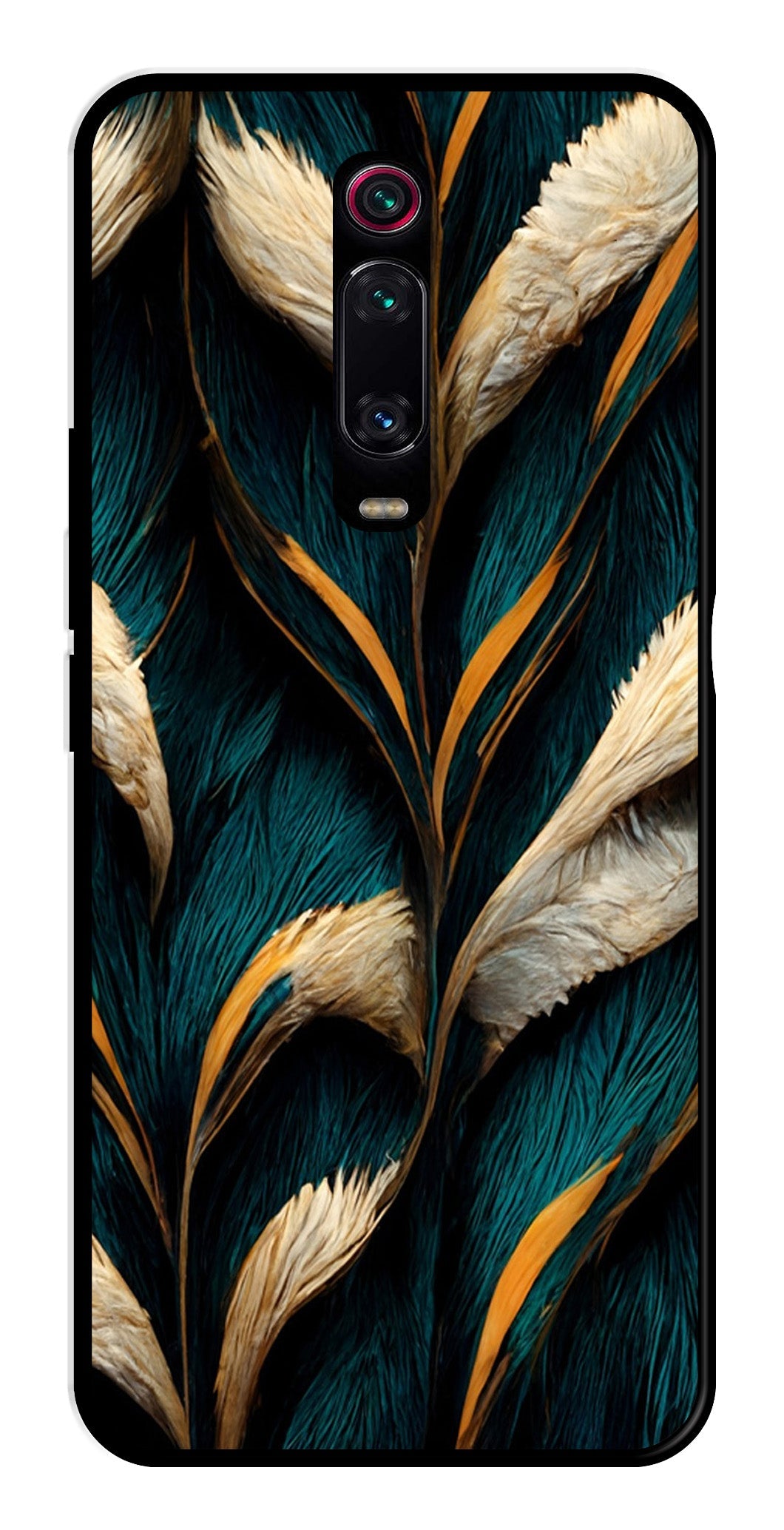 Feathers Metal Mobile Case for Xiaomi Redmi K20 Pro Feathers Metal Mobile Case for Xiaomi Redmi K20 Pro (Design No -30)