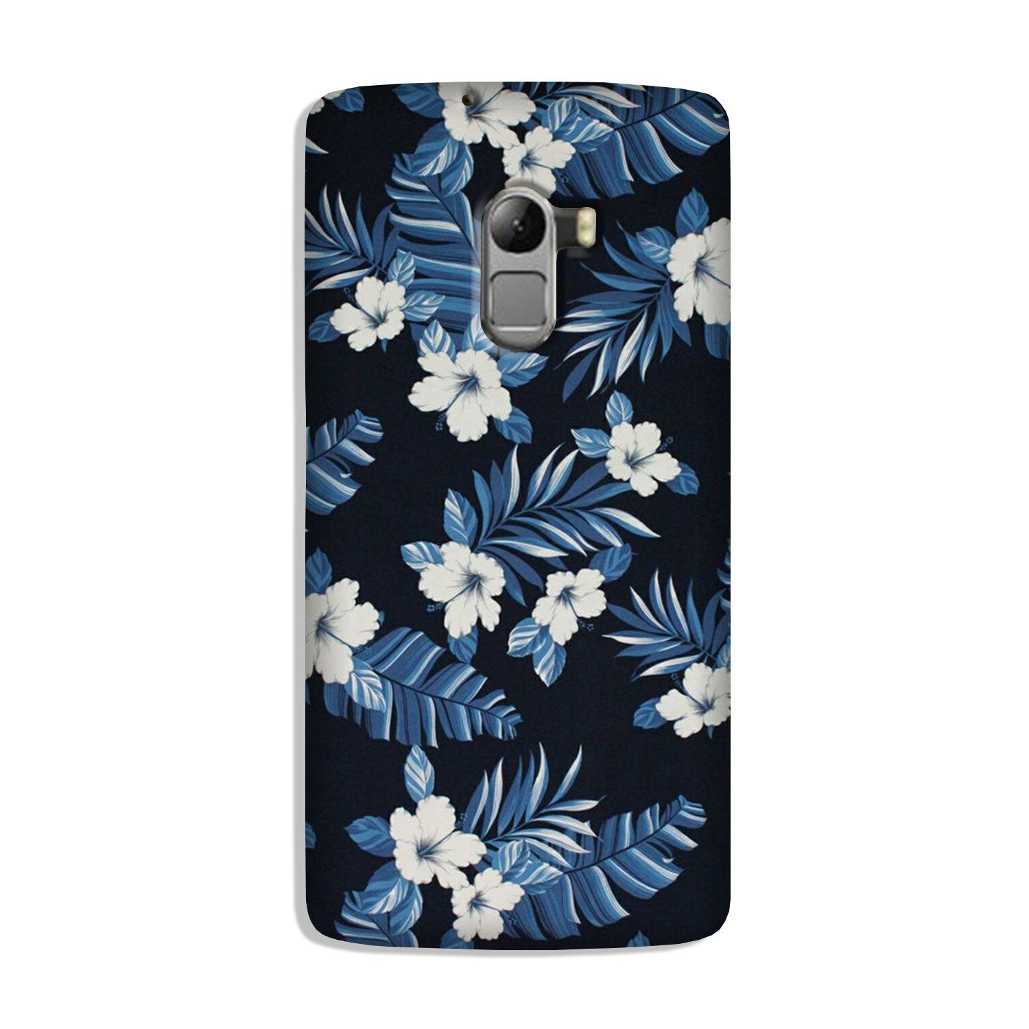 White flowers Blue Background2 Case for Lenovo K4 Note White flowers Blue Background2 Case for Lenovo K4 Note