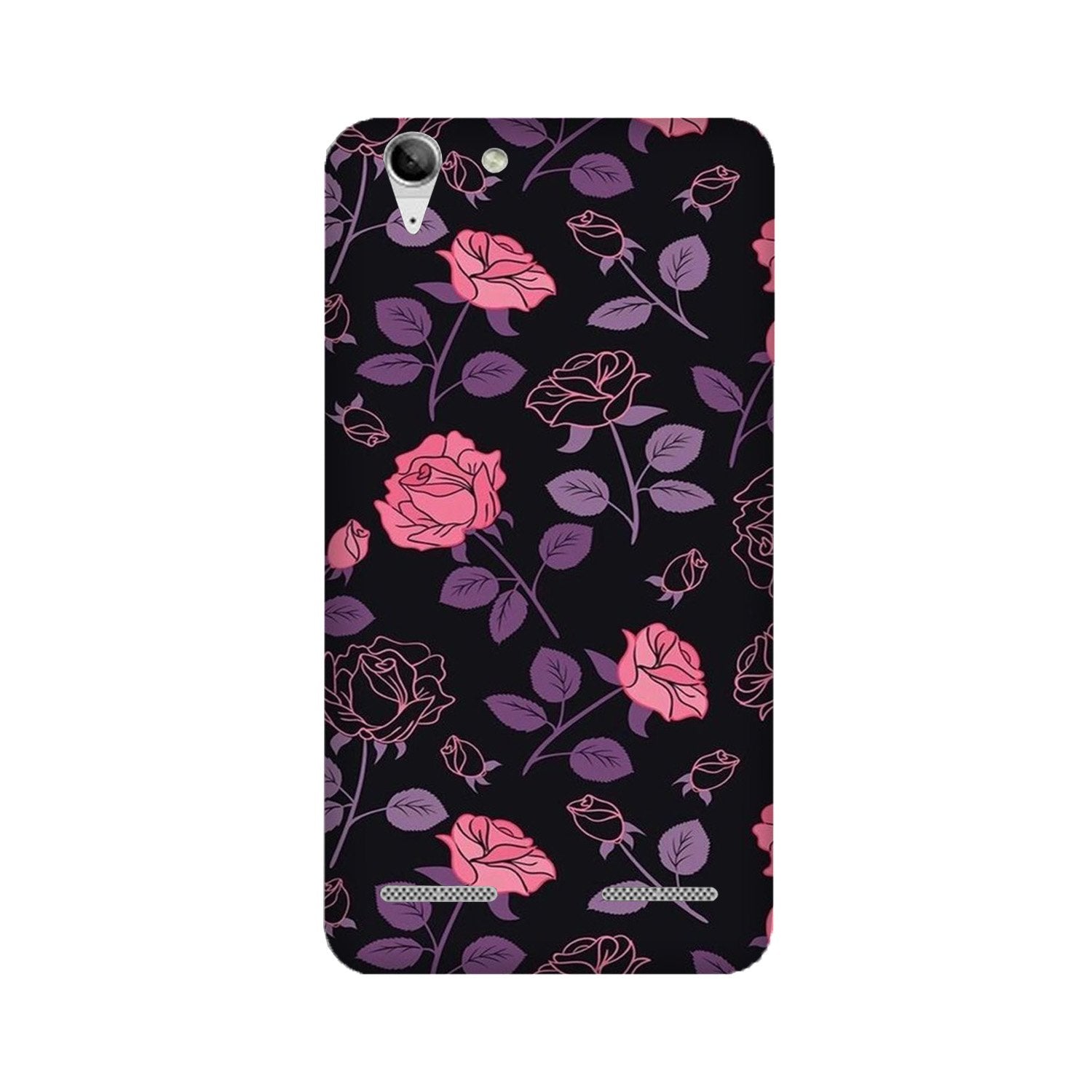 Rose Pattern Mobile Back Case for Lenovo K5 / K5 Plus (Design - 2) Rose Pattern Case for Lenovo K5 / K5 Plus