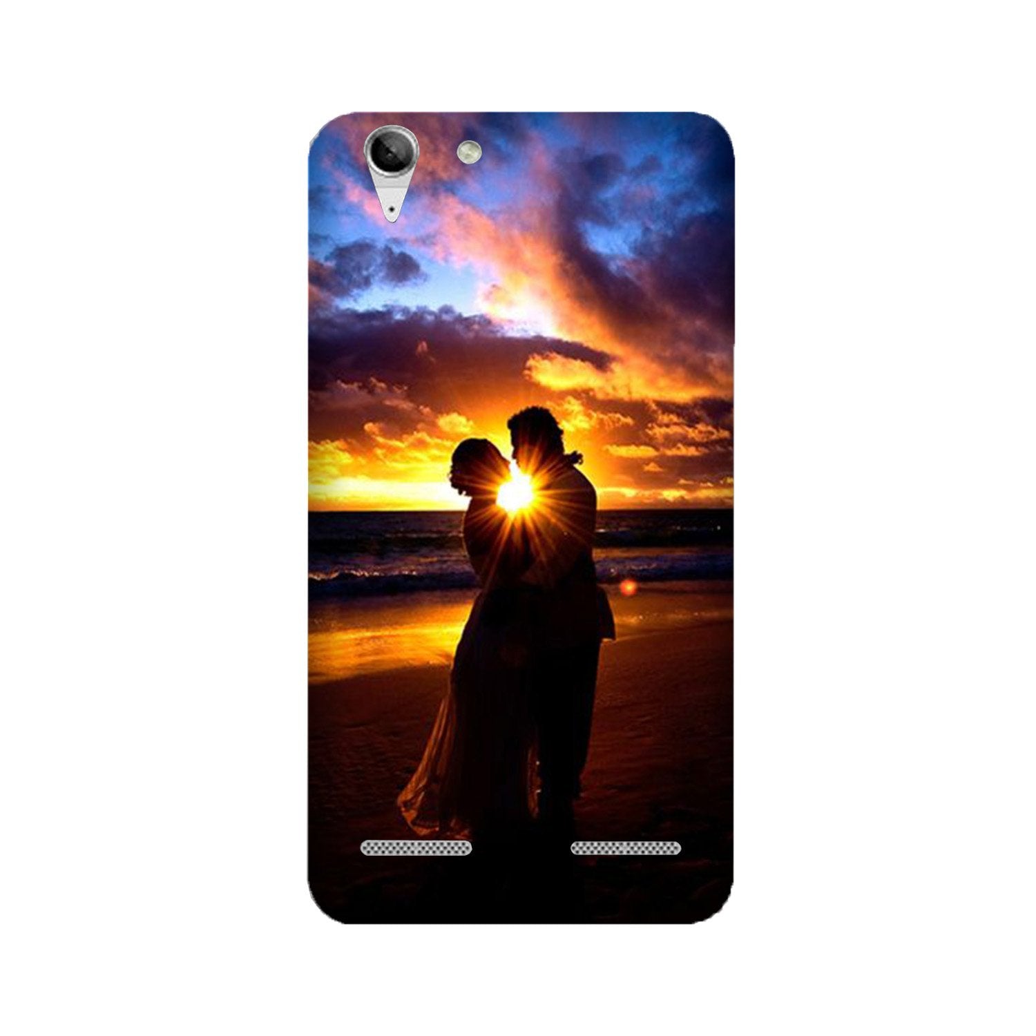 Couple Sea shore Mobile Back Case for Lenovo K5 / K5 Plus (Design - 13) Couple Sea shore Case for Lenovo K5 / K5 Plus