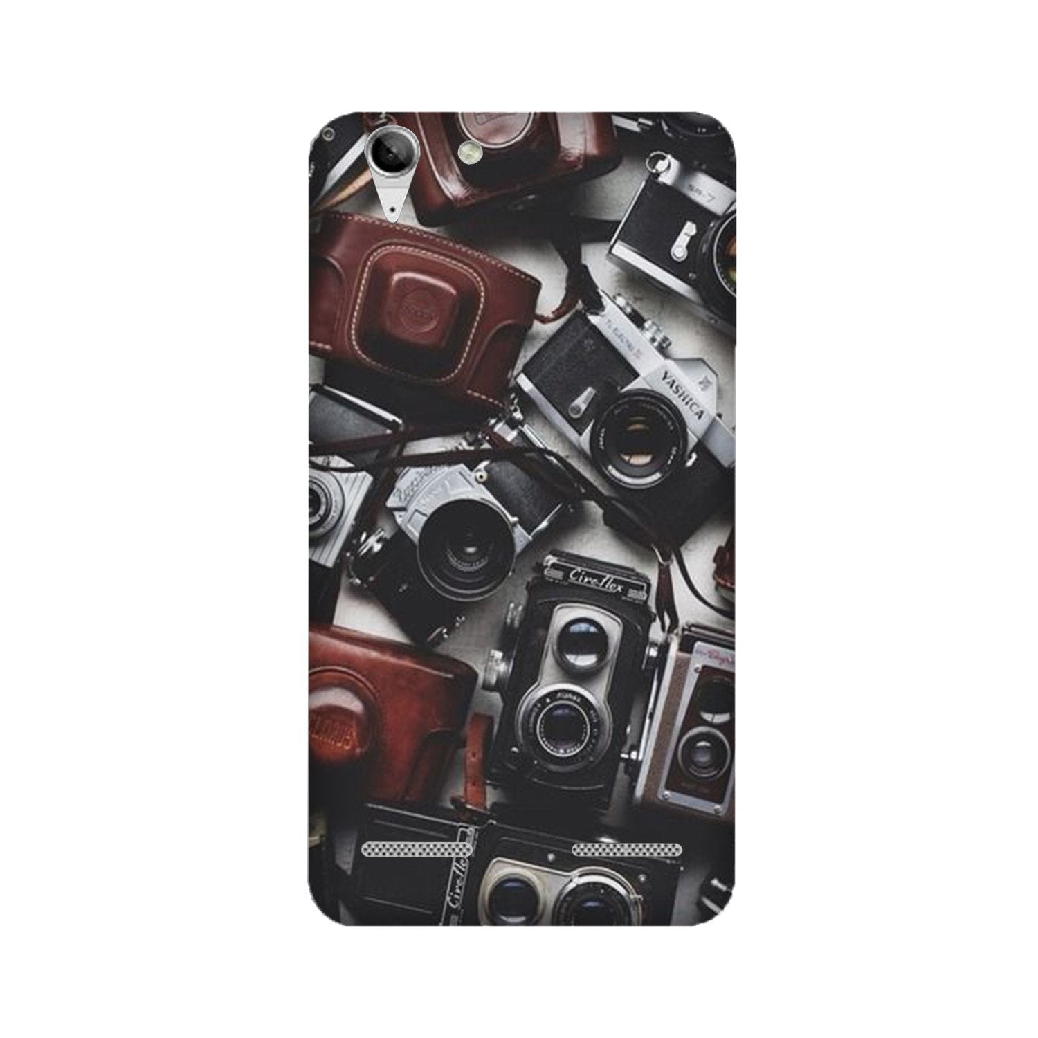 Cameras Mobile Back Case for Lenovo K5 / K5 Plus (Design - 57) Cameras Case for Lenovo K5 / K5 Plus