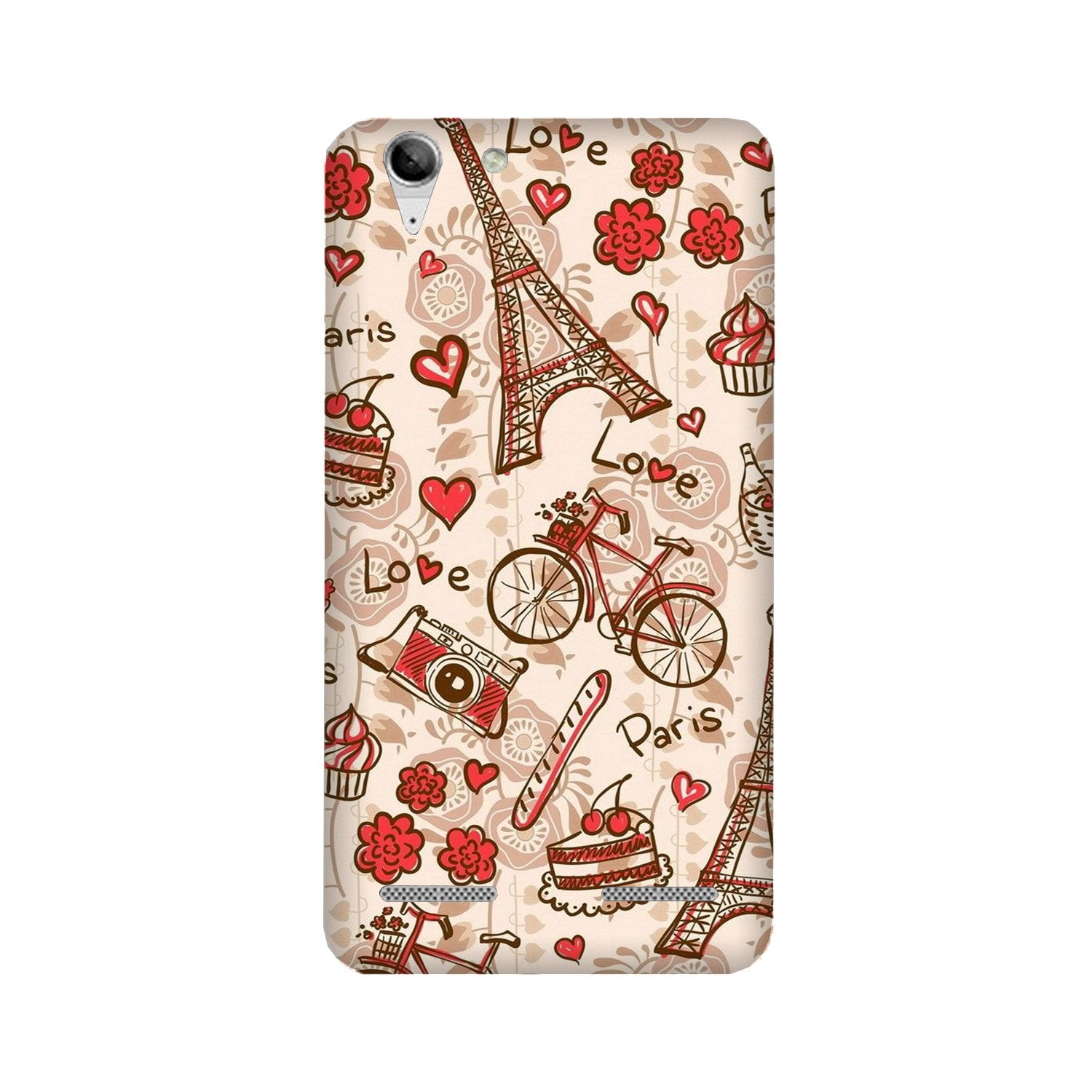 Love Paris Mobile Back Case for Lenovo K5 / K5 Plus (Design - 103) Love Paris Case for Lenovo K5 / K5 Plus (Design - 103)