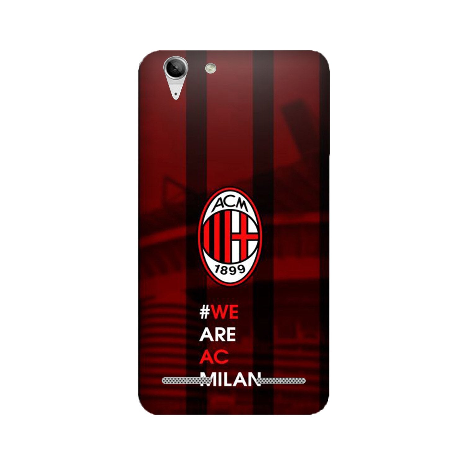 AC Milan Mobile Back Case for Lenovo K5 / K5 Plus (Design - 155) AC Milan Case for Lenovo K5 / K5 Plus (Design - 155)