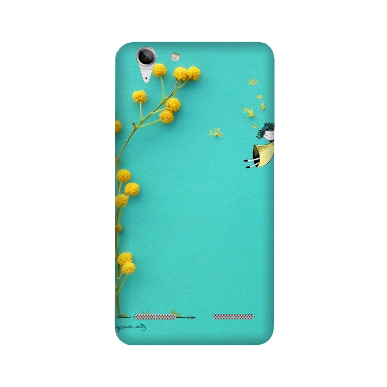 Flowers Girl Mobile Back Case for Lenovo K5 / K5 Plus (Design - 216) Flowers Girl Case for Lenovo K5 / K5 Plus (Design No. 216)