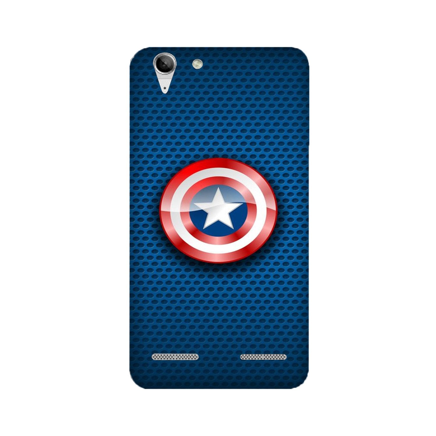Captain America Shield Mobile Back Case for Lenovo K5 / K5 Plus (Design - 253) Captain America Shield Case for Lenovo K5 / K5 Plus (Design No. 253)