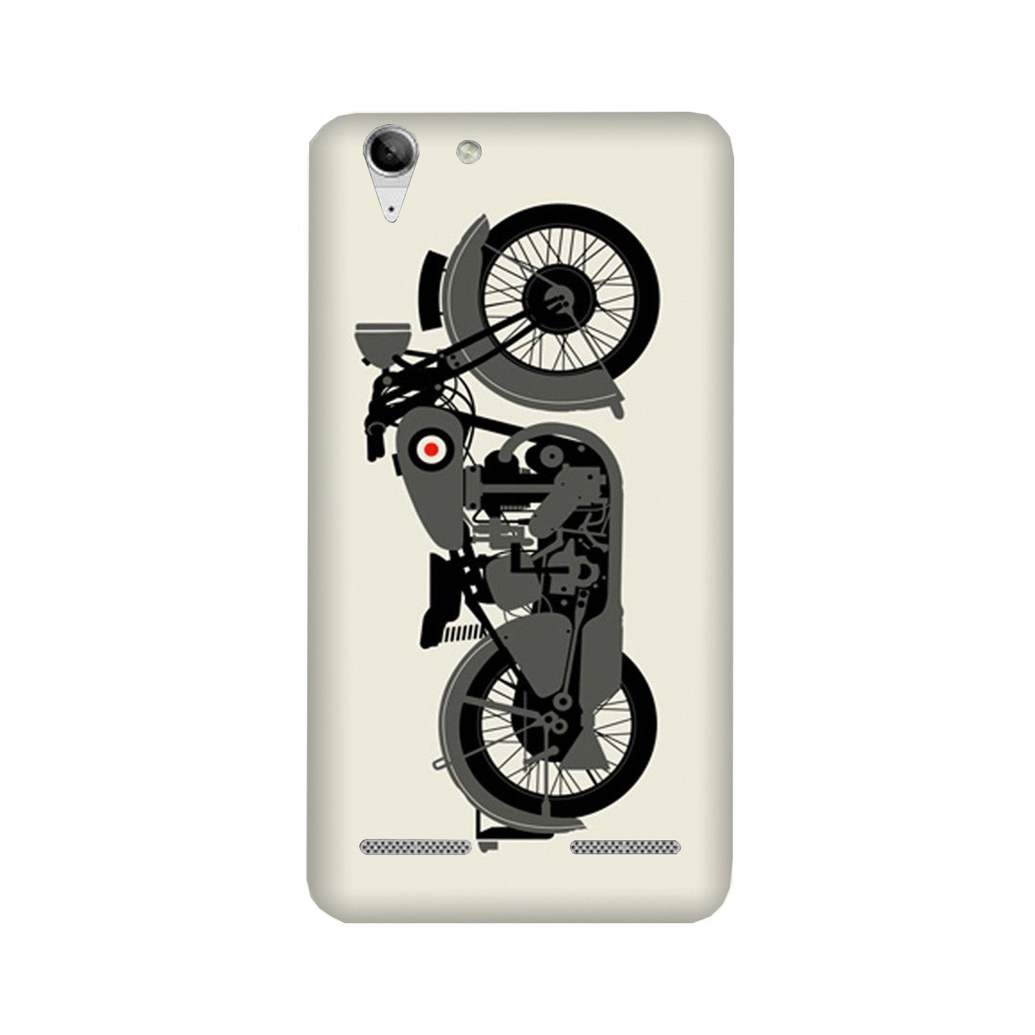 MotorCycle Mobile Back Case for Lenovo K5 / K5 Plus (Design - 259) MotorCycle Case for Lenovo K5 / K5 Plus (Design No. 259)