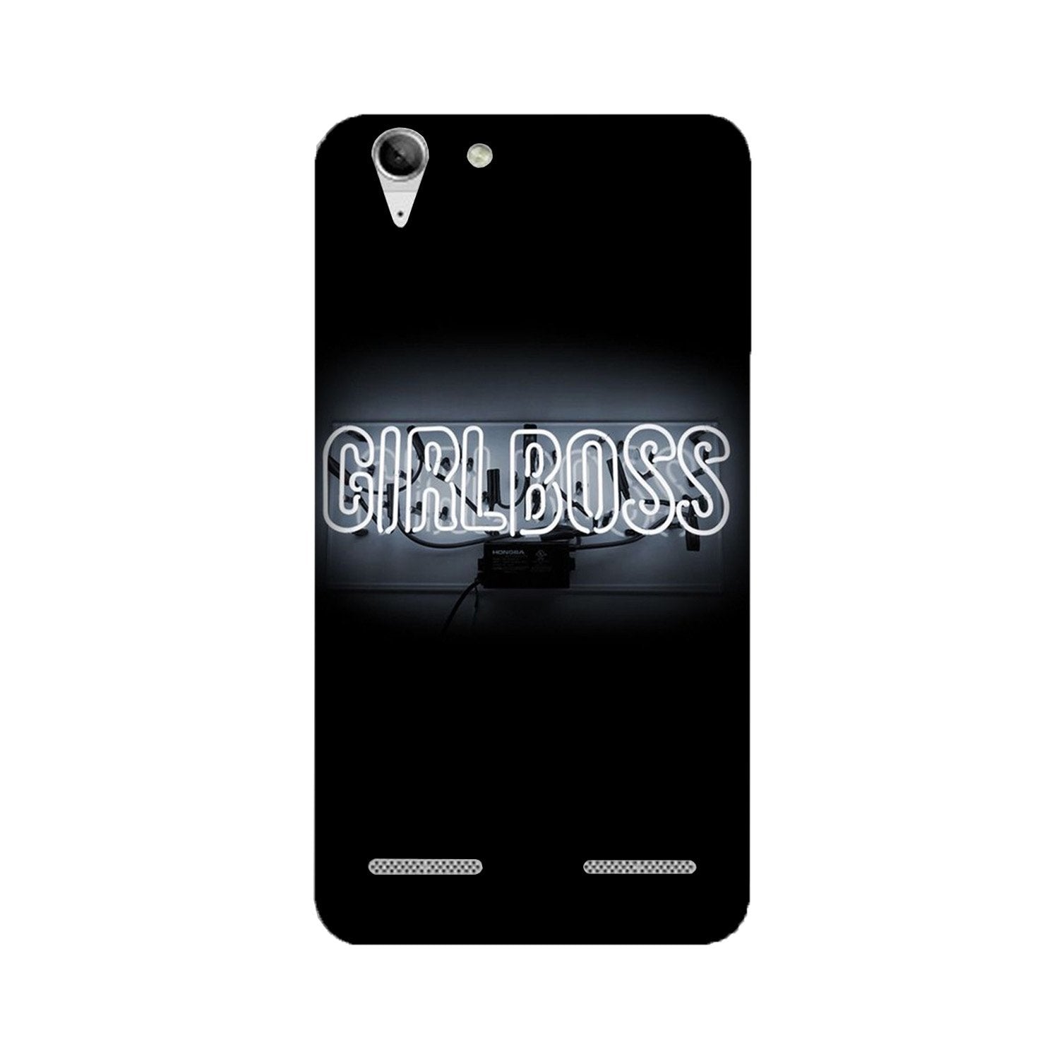 Girl Boss Black Mobile Back Case for Lenovo K5 / K5 Plus (Design - 268) Girl Boss Black Case for Lenovo K5 / K5 Plus (Design No. 268)