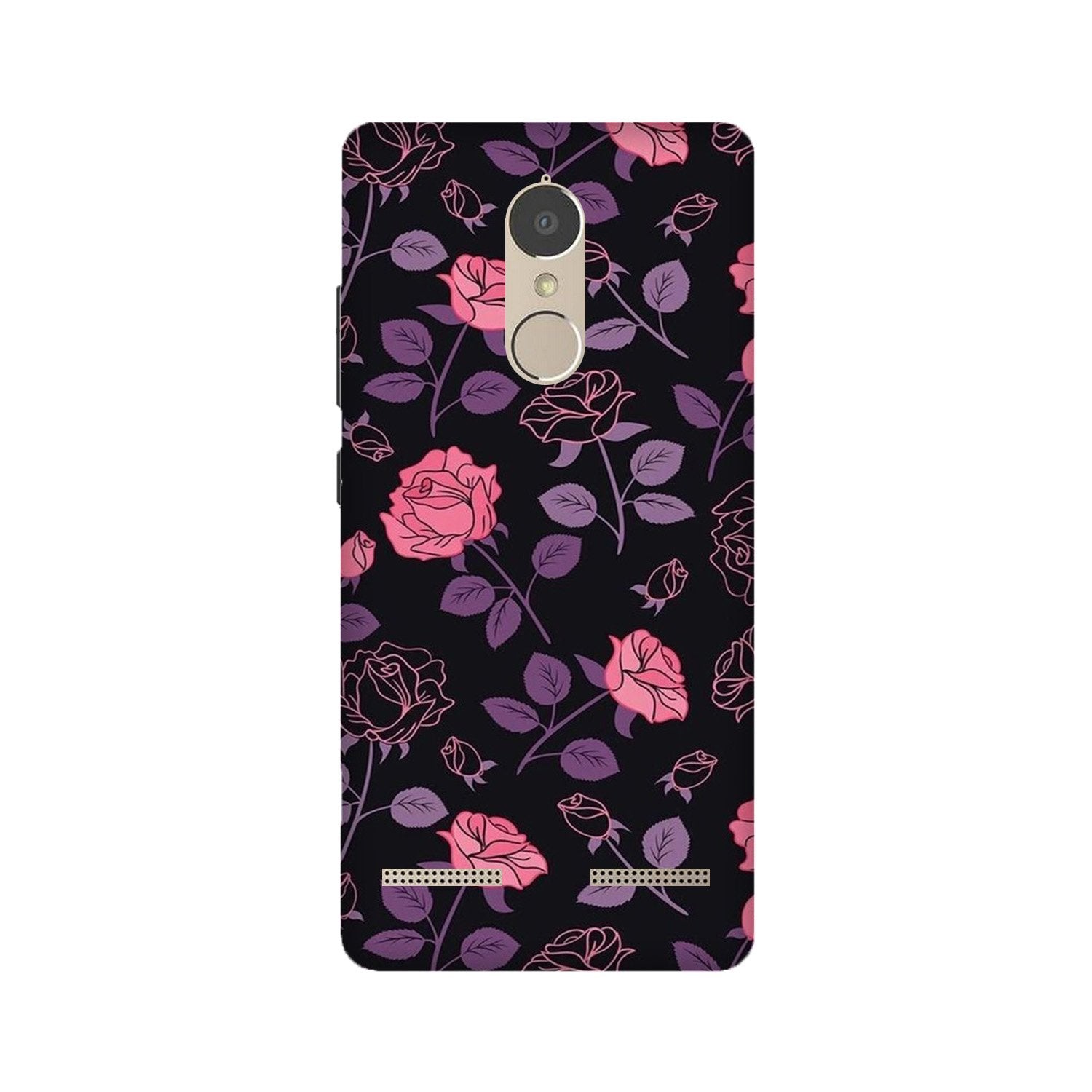 Rose Pattern Mobile Back Case for Lenovo K6 / K6 Power (Design - 2) Rose Pattern Case for Lenovo K6 / K6 Power