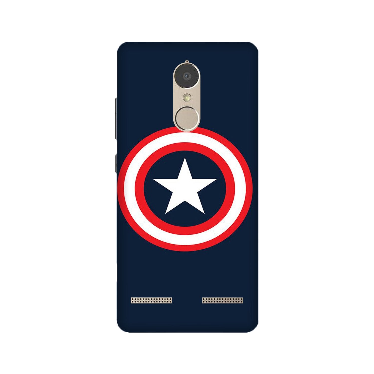 Captain America Mobile Back Case for Lenovo K6 / K6 Power (Design - 42) Captain America Case for Lenovo K6 / K6 Power