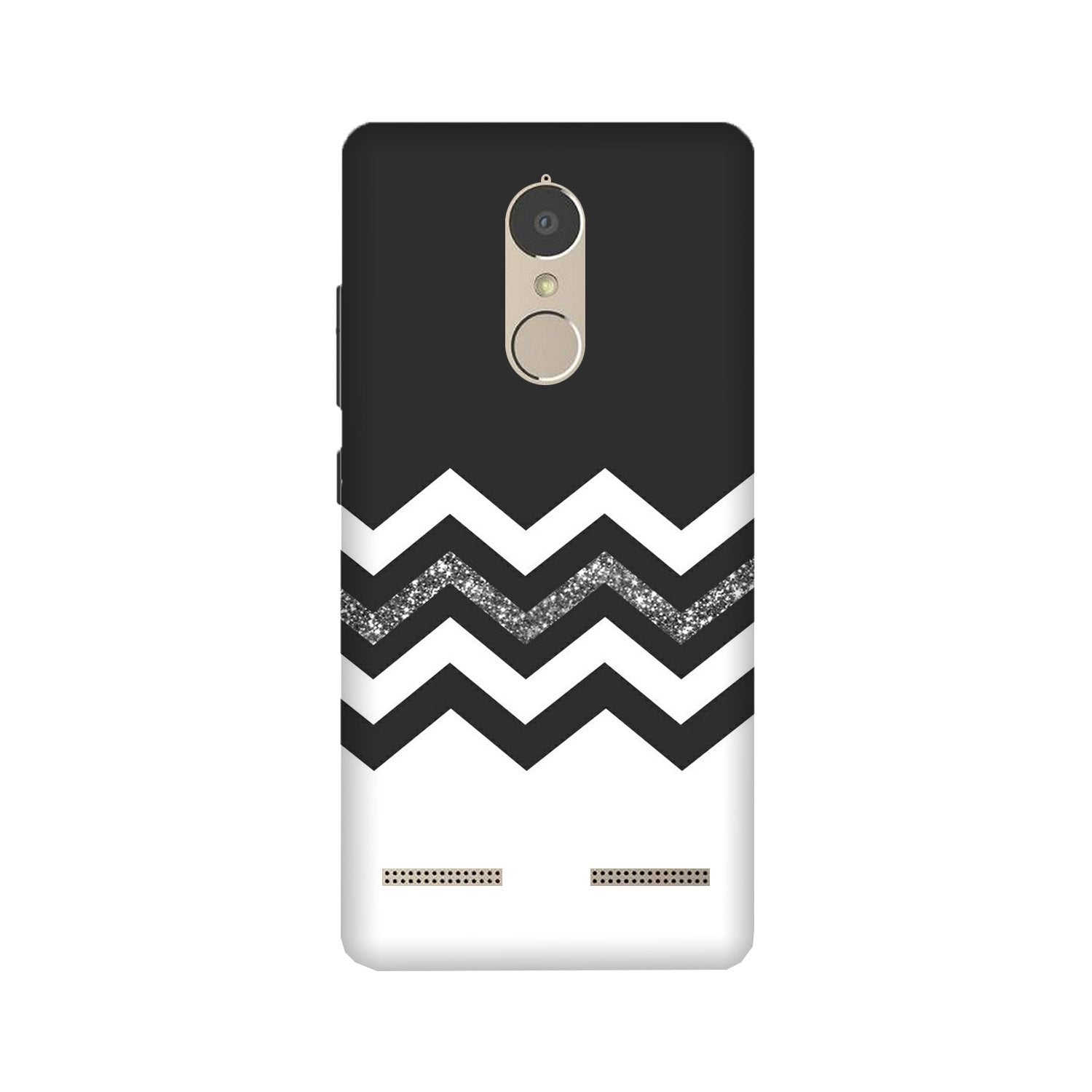 Black white Pattern2Mobile Back Case for Lenovo K6 / K6 Power (Design - 83) Black white Pattern2Case for Lenovo K6 / K6 Power