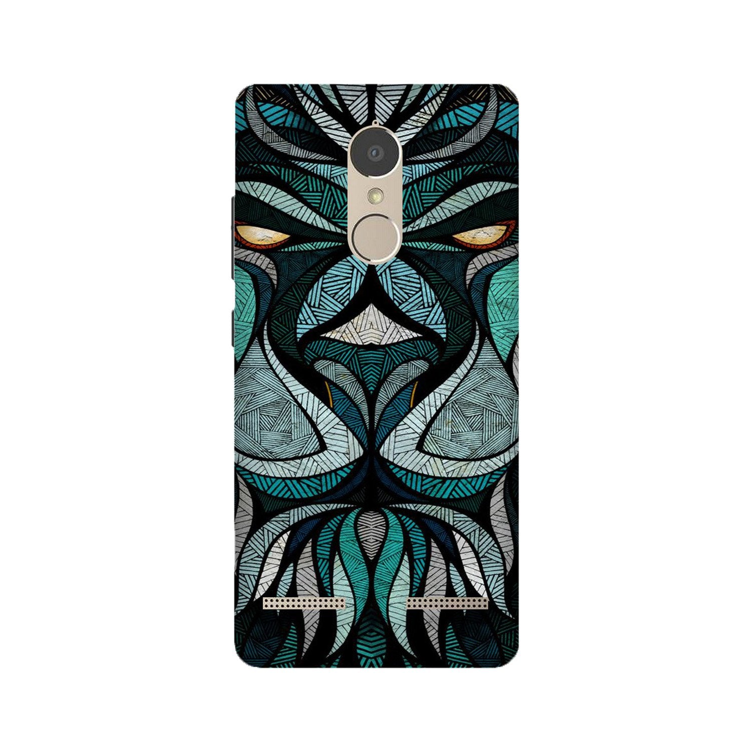Lion Mobile Back Case for Lenovo K6 / K6 Power (Design - 97) Lion Case for Lenovo K6 / K6 Power